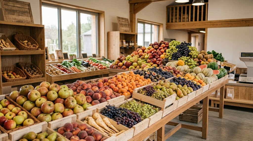 Fruits et légumes sélectionnés chez nos producteurs partenaires